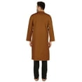 thumbnail image 4 of Atasi Indian Designer Kurta For Mens Party Wear Traditional Dress Solid Ethnic Long Shirt, 4 of 7