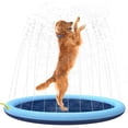 thumbnail image 3 of Almohadilla de aspersor para mascotas Cojín inflable de agua fría de verano para piscina (150 cm) Likrtyny Para estrenar, 3 of 7