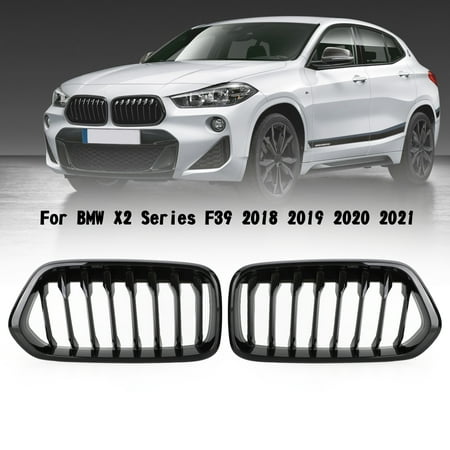 Gloss Black Front Bumper Grille Grill Fit for BMW X2 Series F39 2018 ...