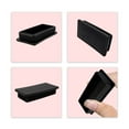 thumbnail image 5 of Flyshop 8PCS Rectangle Plastic Plugs Durable Pipe Plug Tubing End Caps Hole Plugs Tube Inserts, Floor Protectors Lamellar Plugs Chair Glide Sliders for Chair Leg Pipe, Black, 75 x 150 mm, 3" x 6", 5 of 7