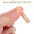 thumbnail image 3 of 200 Pcs Dowel Wood Pegs for Furniture Straight Grooved Pin Wood Pin Wooden Pegs for Furniture, 3 of 6
