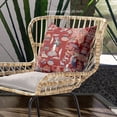 thumbnail image 2 of Wu Zetian Throw Pillow with Removable Cover in Red Gray Blue 20x20, 2 of 5