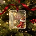 thumbnail image 4 of Cheapark 4.72 Inch Clear Acrylic Christmas Cash Gift Storage Ornament, Transparent Money Holding Pendant For Tree Hanging, Decorative Currency‑Focused Plaque For Christmas Holiday Home Decor Gift, 4 of 6