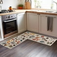 thumbnail image 6 of Mushroom Kitchen Rugs Sets of 2, Non Slip Washable Kitchen Rugs and Mats for Kitchen Floor, Mushroom Cottagecore Kitchen Decor, 17"x30"+17"x47" (Mushroom), 6 of 6