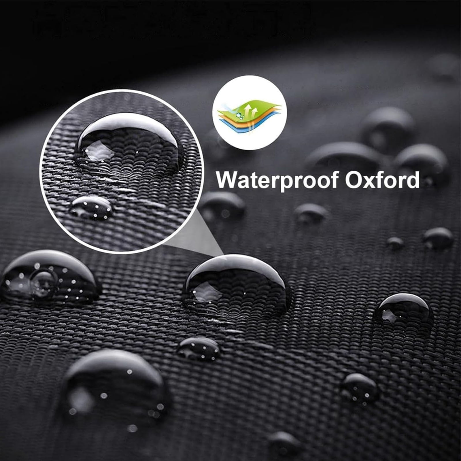 Waterproof Polyester Taffeta Protector for Sun Lounger, Weather Resistant Recliner Cover with Drawstring, Patio Furniture Guard