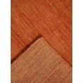 thumbnail image 5 of Rugsotic Carpets Hand Knotted Loom Wool 2'6''x10' Runner Area Rug Solid Pink LNC111, 5 of 5