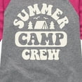 thumbnail image 3 of Instant Message - Summer Camp Crew - Toddler & Youth Girls Raglan Graphic T-Shirt, 3 of 6