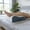 White Surface with G, variant on Wedge Leg Pillow for Elevation, 1 Count, Soft Breathable Pillowcase, White Base with Gray Edge, Knee & Leg Support Cushion for Sleep, Relaxation, Travel and Office Nap