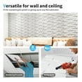 thumbnail image 4 of Art3d Decorative 3D PVC Wall Panel for Interior Décor, 12-Pack 19.7 x 19.7 in. White, 4 of 8
