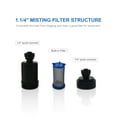 thumbnail image 3 of Labymos 1/4'' Quick-Connect Misting Filter Garden Misting Micro Filter Garden Spray Irrigation Low Pressure Misting, 3 of 8
