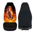 thumbnail image 6 of XYZCANDO 2 pcs Car Seat Covers for Interior Car Front Seat Covers Auto Accessories Soft, Truck SUV Van Car Seat Covers for Front Seats, Flaming Horse Pattern Design, 6 of 10