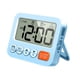 thumbnail image 4 of Reloj despertador digital con pantalla LCD grande para niños y adultos, reloj de escritorio pequeño con temporizador. Azul, 4 of 9