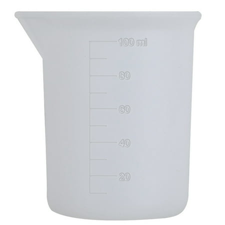 

3PCS 3.38oz Silicone Measuring Cup Non-stick Resin Mixing Cup Resin Pouring Cup