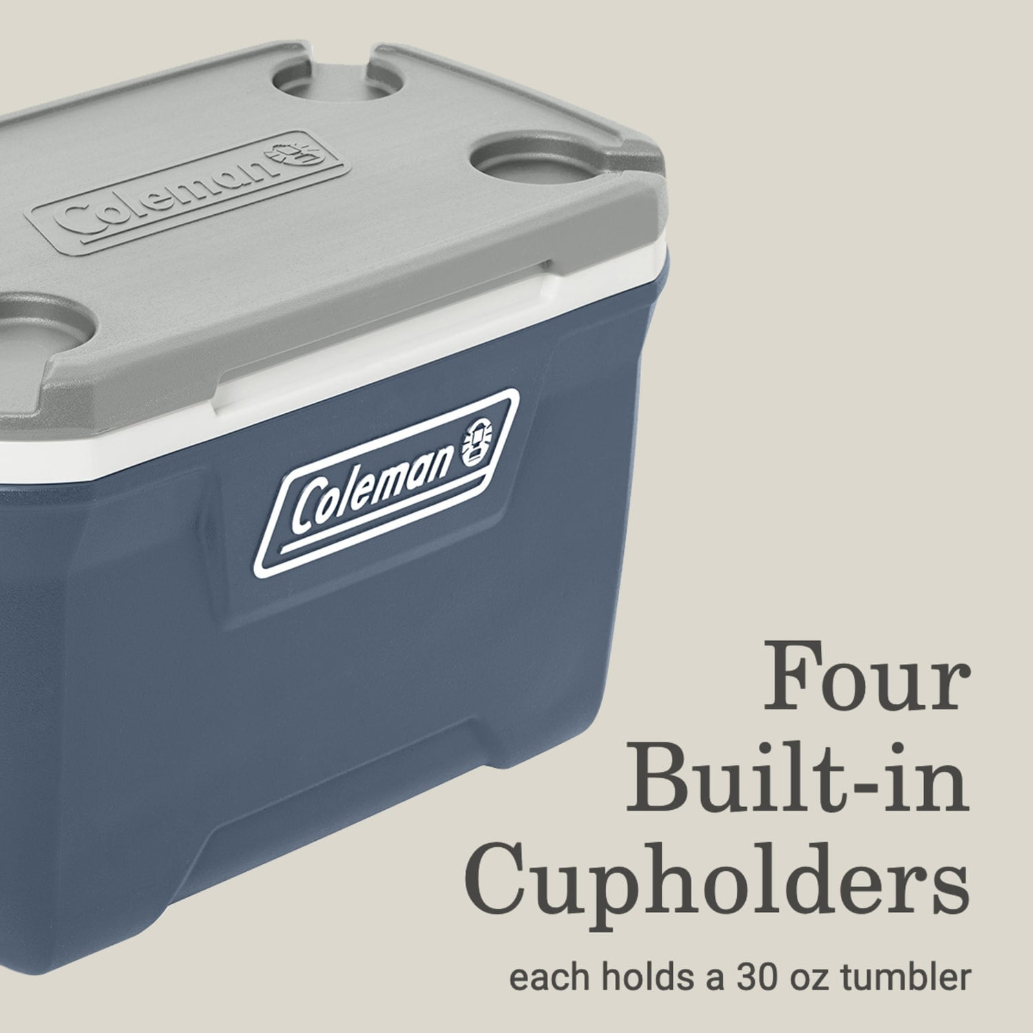 Coleman® 316 Series™ 52-Quart Ice Chest Cooler, Lakeside Blue, EZ