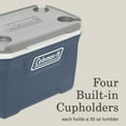thumbnail image 6 of (2 pack) Coleman 52 qt Hard Sized Cooler / Ice Chest, 316 Series, Lakeside Blue, 6 of 9