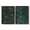 Barnwood Black, variant on Jade Marble I - Premium Framed Canvas 2 Piece Set - Ready to Hang