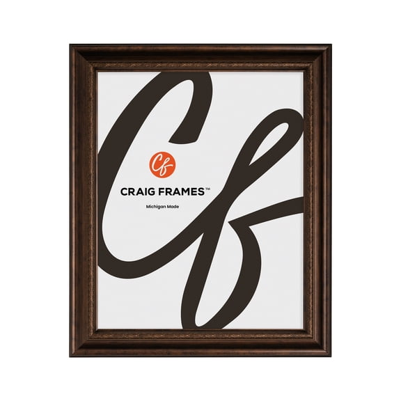 Craig Frames Pompeii, 16x20 inch Picture Frame, Smoked Bronze