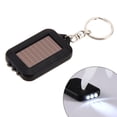 thumbnail image 2 of Energía solar 3 luz LED antorcha eléctrica llavero accesorio negro, 2 of 5