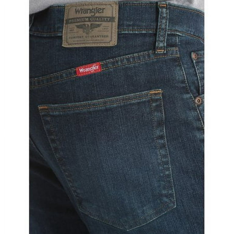 Wrangler Men's and Big Men's Regular Fit Jeans with Flex