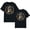 Black, variant on TrendOFT Unisex Graphic Tees Reversible Print Crew Neck Short Sleeve Casual Trendy Lightweight Tops Black L
