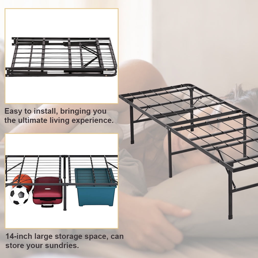 FDW 14" Heavy Duty Bed Frame, Twin
