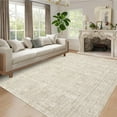 thumbnail image 3 of Area Rugs, Washable Large Rugs for Living Room Bedroom, Low Pile Soft Carpet, Modern Abstract Neutral Design, Non Slip & Non Shedding Foldable Floor Mats for Home Decor, 3 of 9