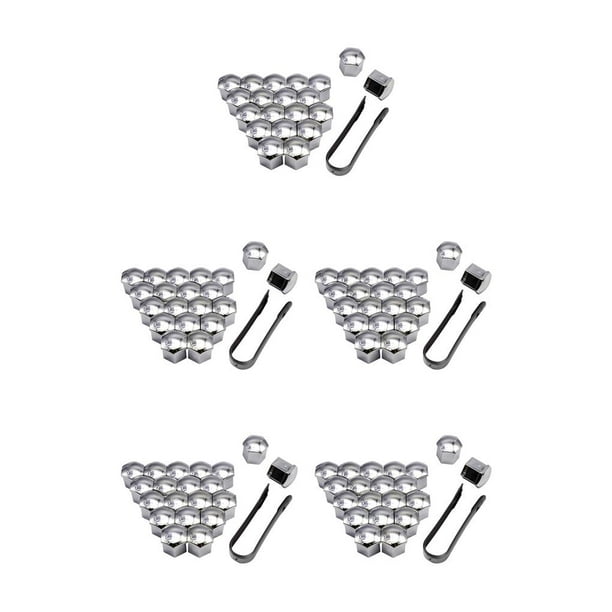 Speravity 20 piezas tapa de tuerca de rueda de coche cubierta de tornillo de cubo llantas antioxidantes chapado azul 17mm Type8 NO8 Speravity CBP194670