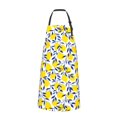 thumbnail image 2 of Picia Tropical Lemon Waterproof Apron for Unisex Adult - Adjustable Bib Apron with Pockets, Ideal for Cooking, Gardening, Painting, and Household Chores, 2 of 9