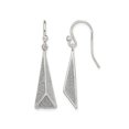 thumbnail image 1 of Boucles d'Oreilles Pendantes Triangle en Argent Sterling, 1 of 4
