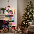 thumbnail image 6 of Hanging Christmas Tree with Lights, Wall Hanging Christmas Decoration, Tinsel Christmas Tree Wall Decor for Small Spaces, Apartment Indoor Holiday Decoration, 6 of 6