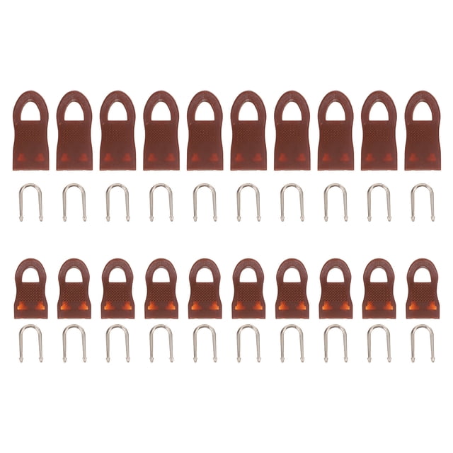 20Pcs Zipper Pull Tab Clothing Accessory Nonslip Texture Tool Free Installation for Adults