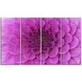 thumbnail image 2 of Grande Fleur Violette et Pétales - Impression sur Toile Florale, 2 of 3