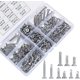 thumbnail image 1 of 205 tornillos autorroscantes, tornillos autoperforantes M4.2 M4.8, tornillos de cabeza plana de acero inoxidable, tornillos de cabeza avellanada para madera - 13 mm/16 mm/19 mm/25 mm/32 mm, 1 of 5