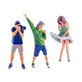 thumbnail image 2 of Figuras de hombres y mujeres a escala 1:64, Dioramas de niño cantando, escena DIY coleccionable, modelo de personas pequeñas, modelo de personaje para, 2 of 9