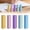Colorful, variant on YSKING Triangular Pencil Eraser, Solid White Rubber Erasers 1.92in x 0.51in, Clean Erasing Tool for Drafting, Sketching & Office Document Correction, Boxed Stationery Accessory