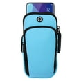 thumbnail image 4 of Uxcell Phone Arm Band for Running Armband Cell Phone Holder Running Phone Carrier Blue, 4 of 5