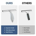 thumbnail image 4 of AmazerBath Squeegee for Shower Glass Door, Shower Squeegee for Glass Doors - All-Purpose Squeegee with Hook for Shower Doors, Windows, Mirrors, Tiles and Car Glass - 10 Inches, 4 of 8
