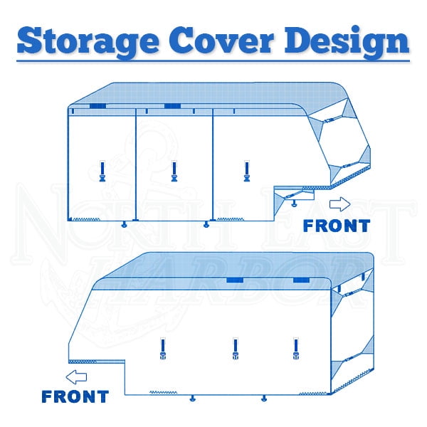 80-413-161001-RT Fits 23-25 RVs Classic Accessories Overdrive PermaPRO Deluxe Class B RV Cover Lightweight Ripstop Fabric with RV Cover