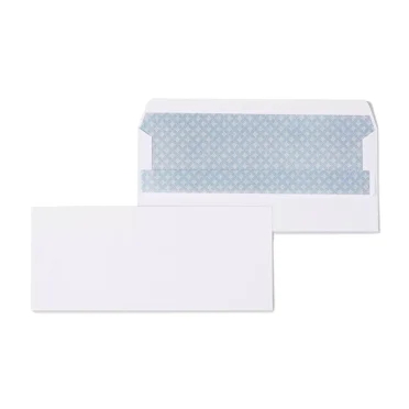 Self-Sealing Security-Tint #10 Envelopes 4-1/8" x 9-1/2" Wht