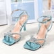 thumbnail image 1 of Zapatos de verano para mujer Correa con hebilla Tacones altos finos Sandalias con punta abierta Zapatos de fiesta Wmkox8yii  shjk7614, 1 of 8