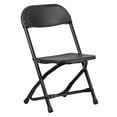 thumbnail image 1 of Kids Black Plastic Folding Chair, 1 of 9