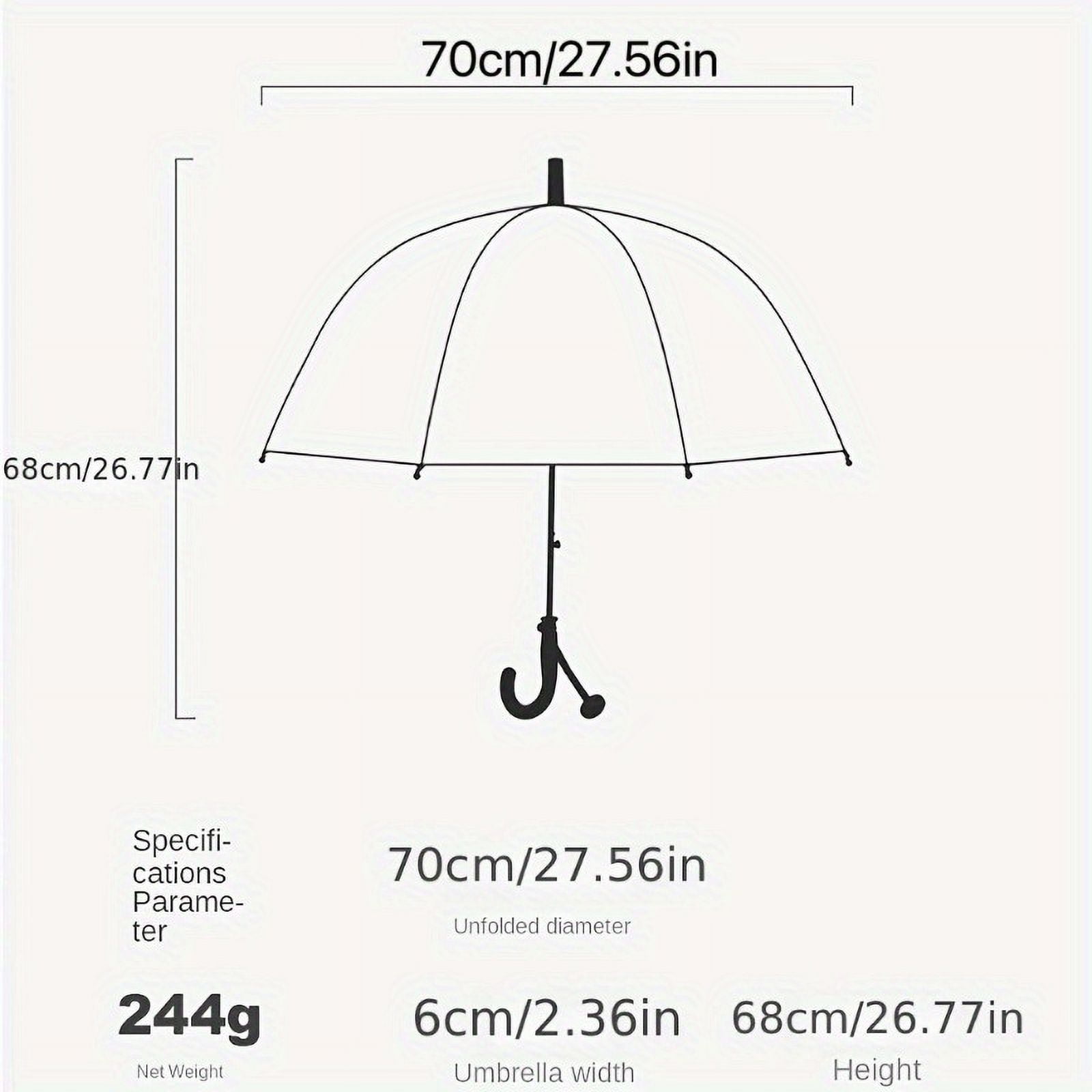 1pc Fun Cartoon Car Print Automatic Umbrella, Rainproof PVC & PE Material with Carbon-fiber Handle, 8 Ribs, No Switch Push Pull Open, Single Pack