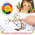 thumbnail image 2 of ToysYGift Toys Toys for Girls Boys 3-6 Years Funny Finger Painting Kit Finger Drawing Toys Kid's Finger Paints Educational, 2 of 9