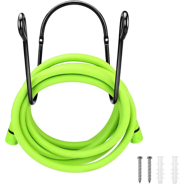 Garden Hose Holder Wall Mount Sturdy Metal Water Hose Hanger Rack