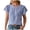 Blue, variant on Women's T-Shirts for Women Top Casual Loose Round Neck Petal Sleeve Spring/Summer Fashion Top Lightweight Comfort and Easy Fit Green L