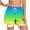 T029-Yellow, variant on Ailaofu Womens Fashion Prints 2 in 1 Running Shorts Drawstring Elastic Waist Quick Dry Workout Shorts with Liner for Gym Training