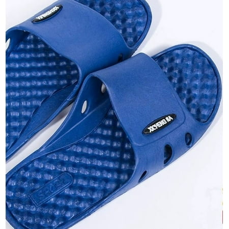 

2022 Summer Man Slippers Massage Bathroom Home Soft Sole Rubber Indoor Mute Sandals Non-slip Flip Flops Slipper