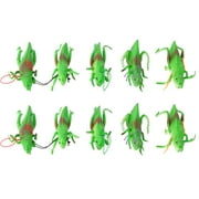Grasshopper Figure: 10pcs Praying Mantis Figurines Model Toys for Table Decor Garden Props