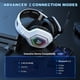 thumbnail image 2 of Auriculares Inalámbricos para Juegos PS5/PS4/PC/Mac/Switch, Auriculares Supraaurales para Juegos 2,4 G/bluetooth 5.3 con Micrófono con Cancelación de Ruido, Sonido Envolvente 7.1, Batería de 60 H, Luces RGB, 2 of 10