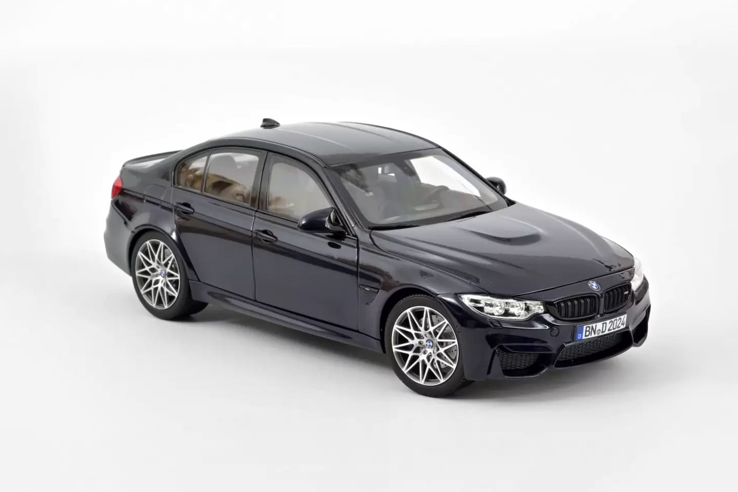 2017 BMW M3 Competition, Blue Metallic - Norev 183236 - 1/18 Scale ...